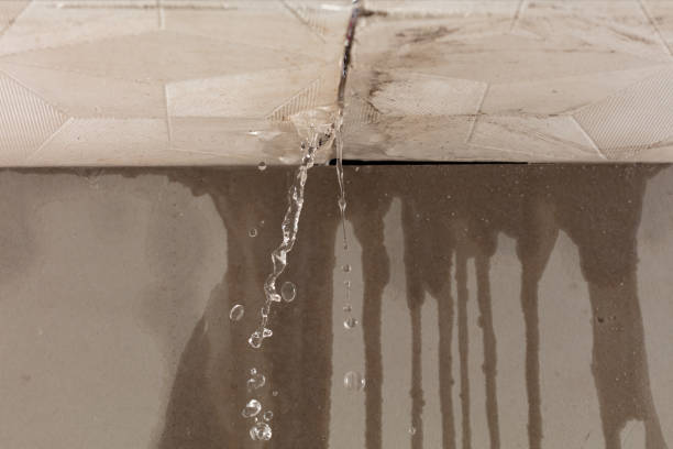 Professional Flood Damage Cleanup technician working in Southport, CT
